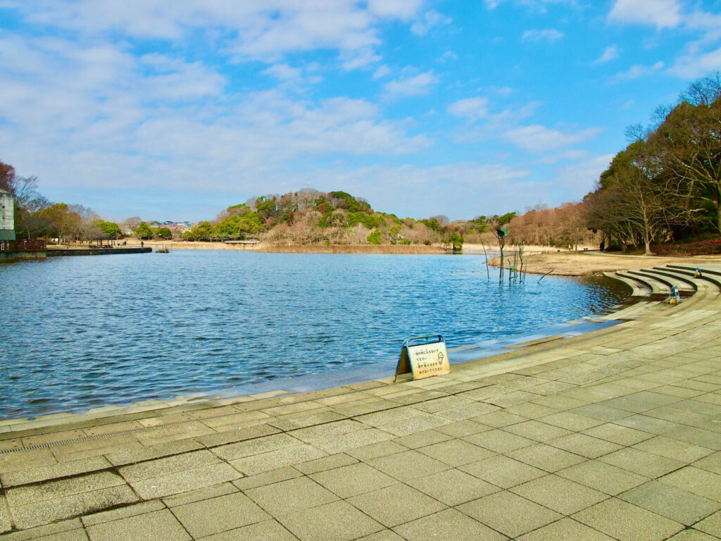 水の恵みを感じる『千駄堀池』