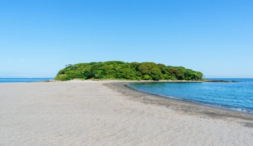 【館山市】歩いて渡れる無人島♪自然が美しい沖ノ島海水浴場で夏を満喫