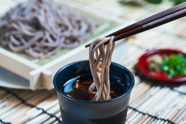 市役所前駅近くのお蕎麦屋さん